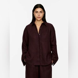H&M Deep Purple Linen Set - Size M
